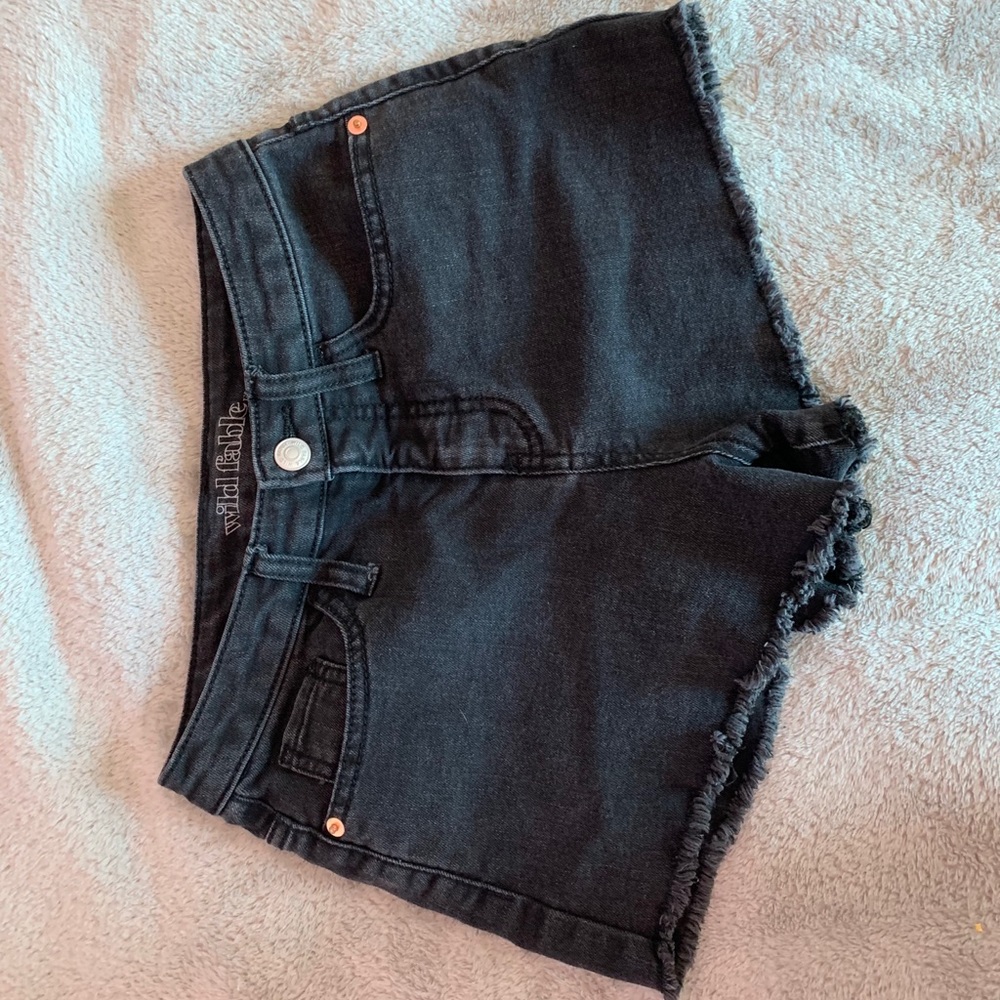 Wild Fable Black Denim Shorts